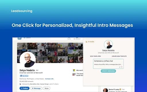 Leadsourcing - ChatGPT for LinkedIn