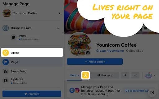 Arrow Ai: done-for-you social media posting
