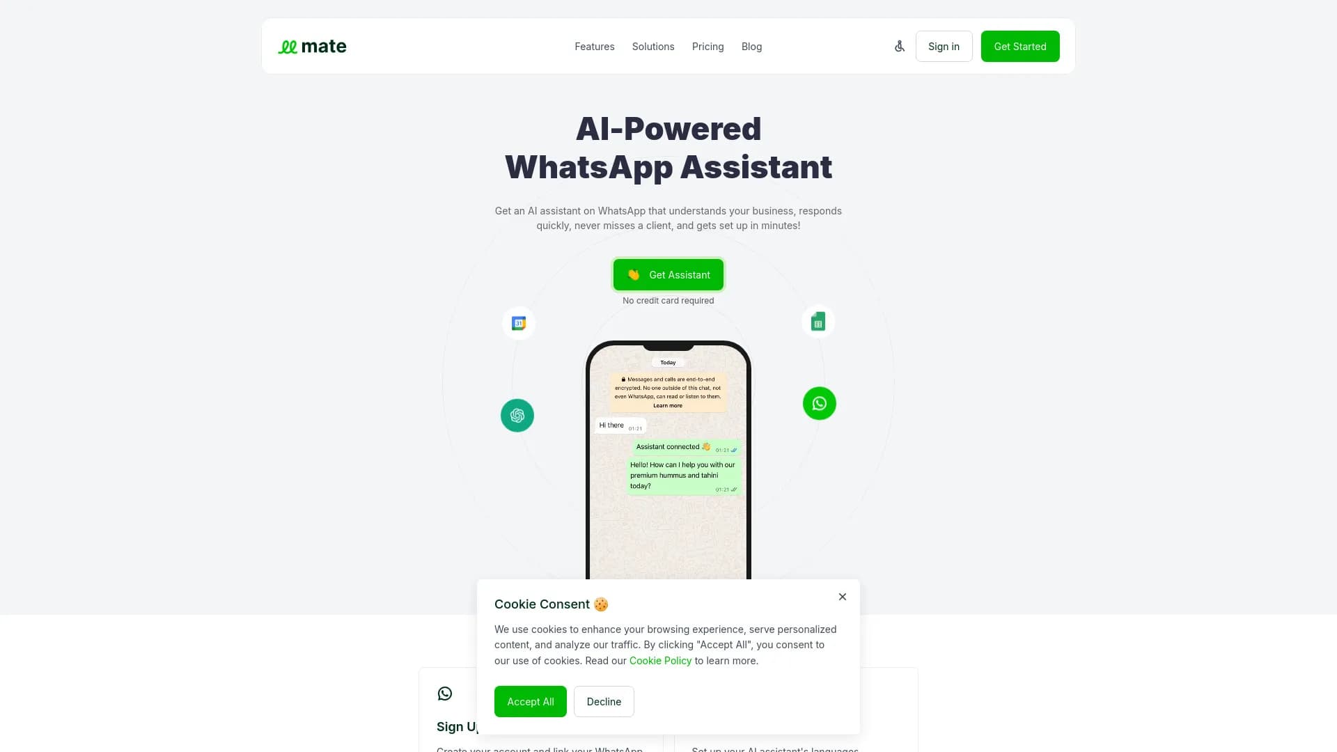 AI-Powered WhatsApp Assistant
