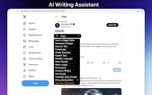 Magictool.AI Chrome Extension