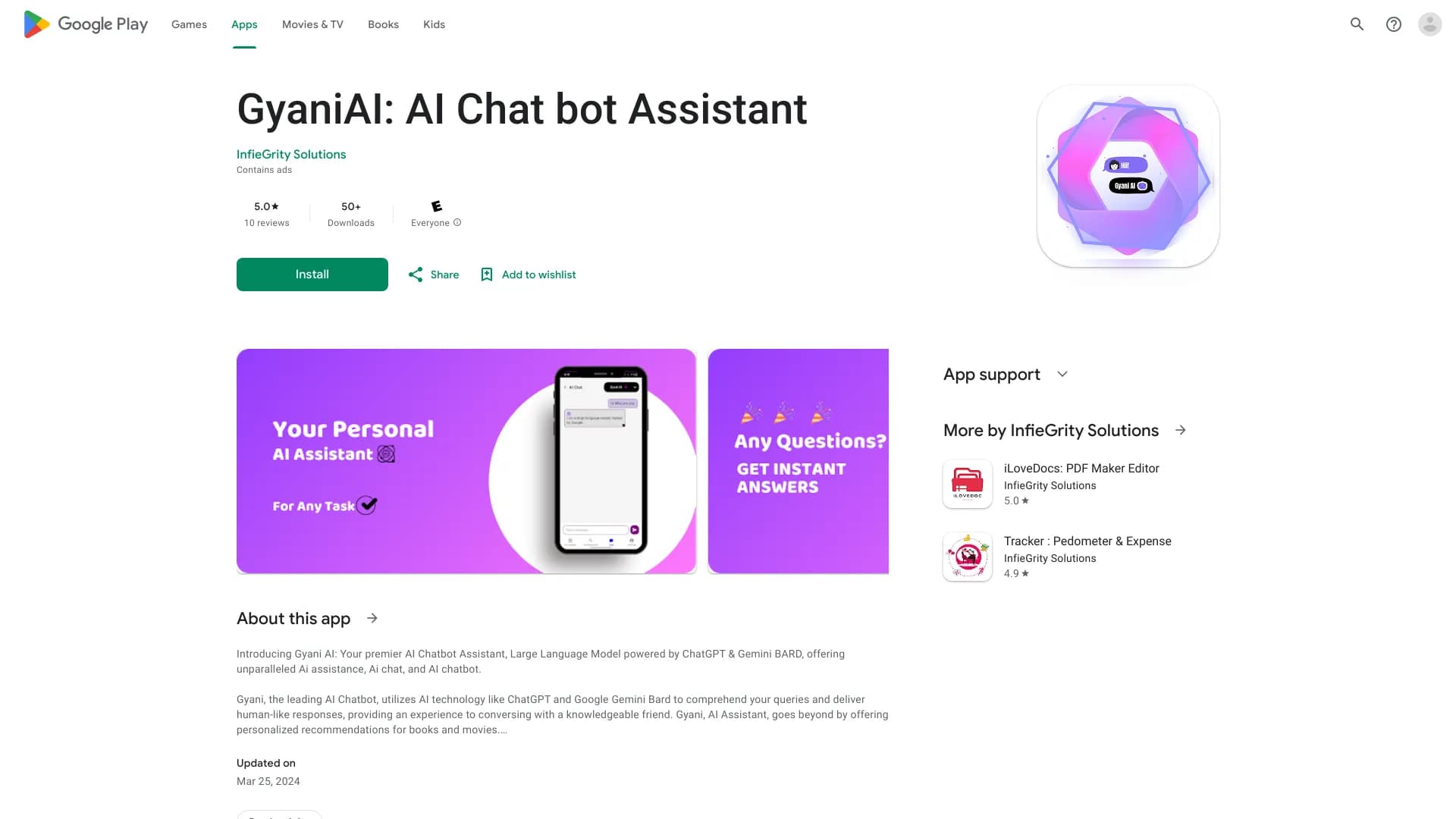 GyaniAI: AI Chat bot Assistant