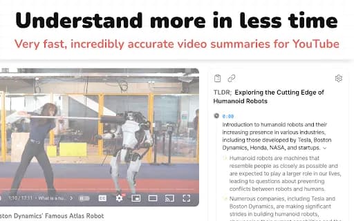 Smart Summary for Youtube ✦ AI Video Summary