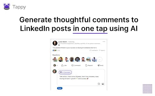Tappy - Your AI LinkedIn Comments Assistant