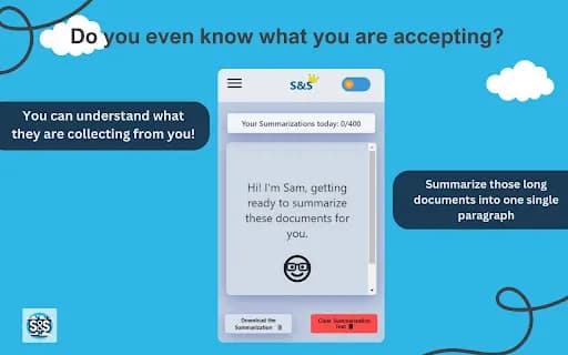 S&S - AI Privacy Policy Summarizer