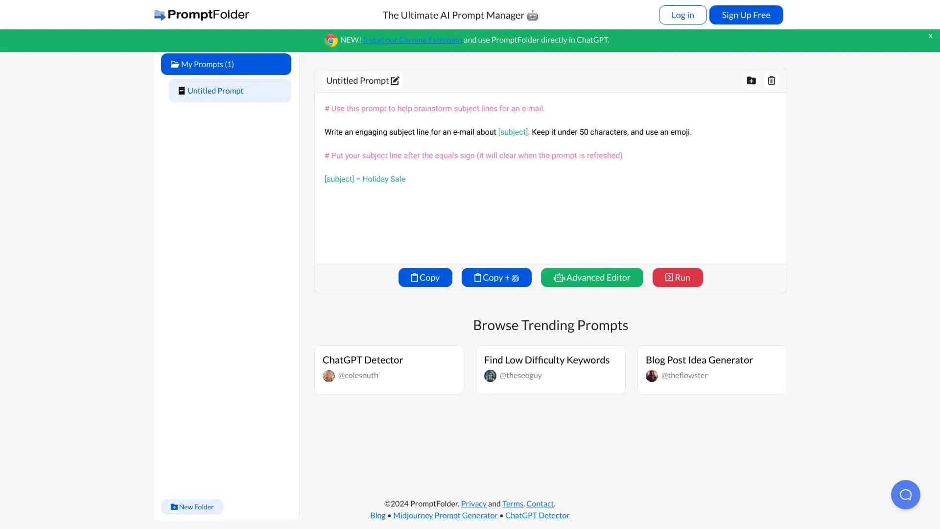 promptfolder.com