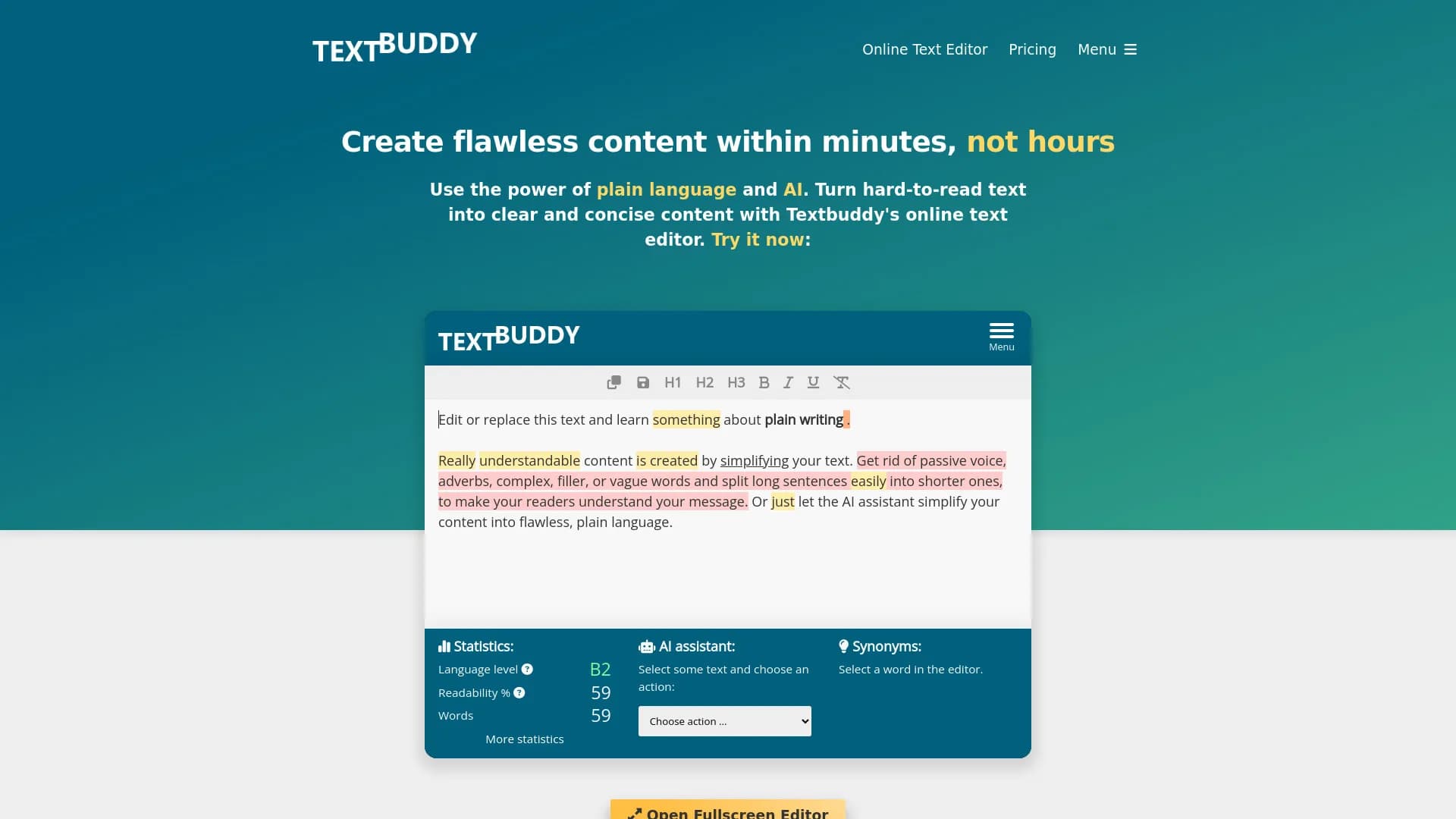 AI Text Editor