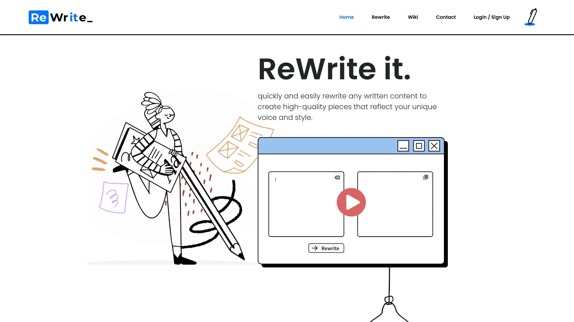 ReWriteIt AI