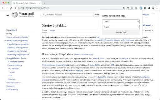 TranslateLocally for Chrome