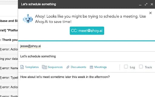 Ahoy.Ai Chrome Extenstion