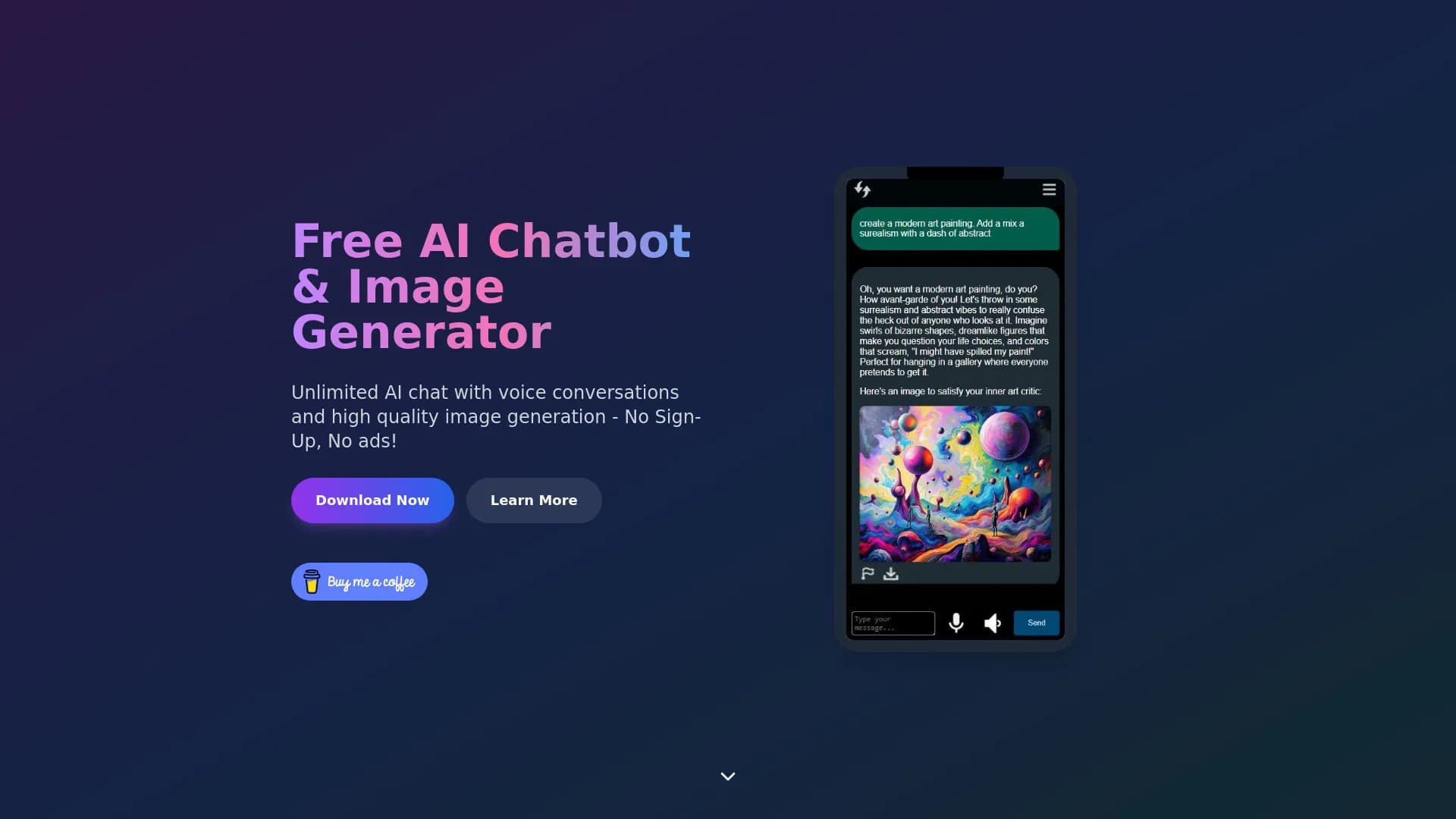 Free AI Chatbot & Image Generator