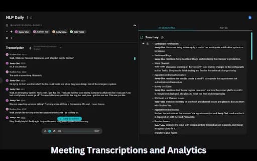 SeaMeet: Take ChatGPT Meeting Note Real-Time