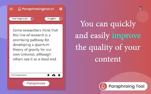 Paraphrasing Tool