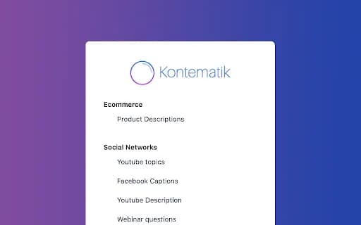 Kontematik
