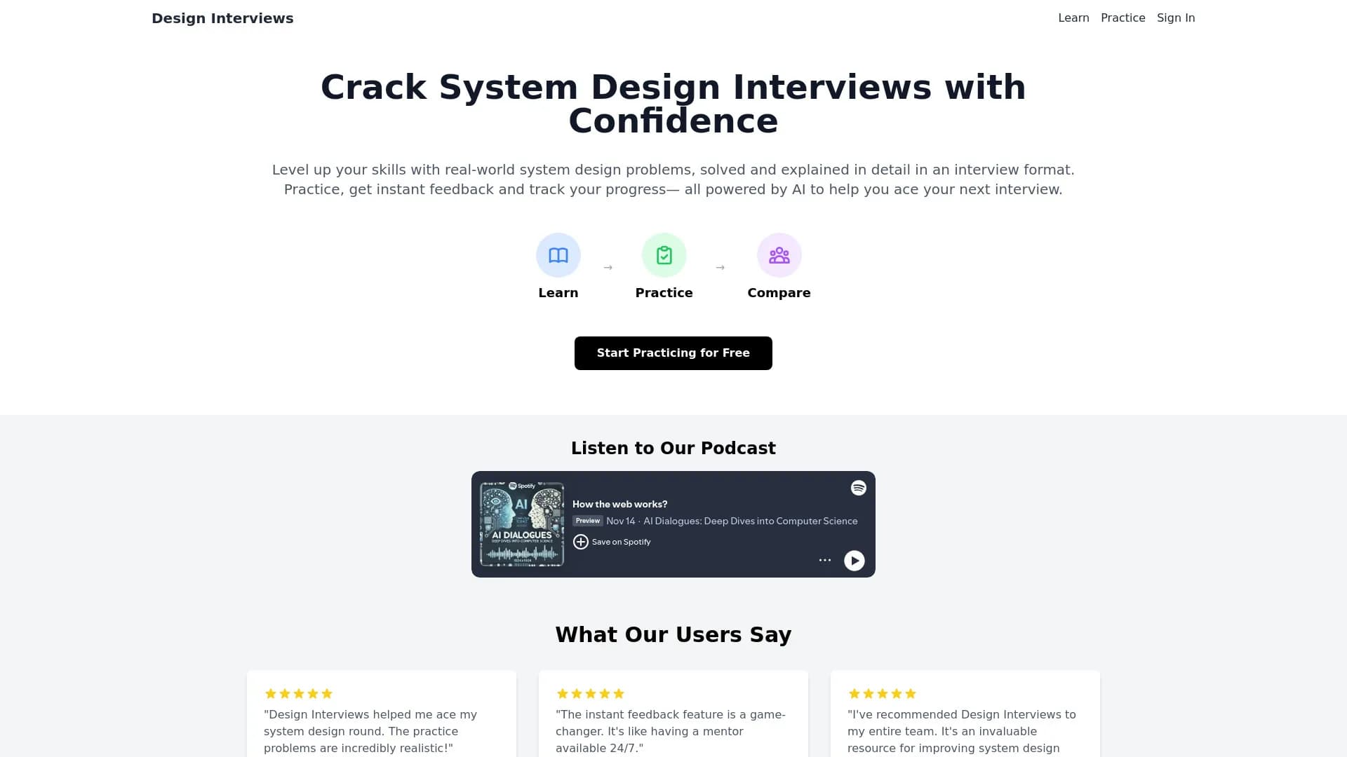 Design Interview Sessions