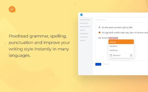 WProofreader Secure Grammar Checker