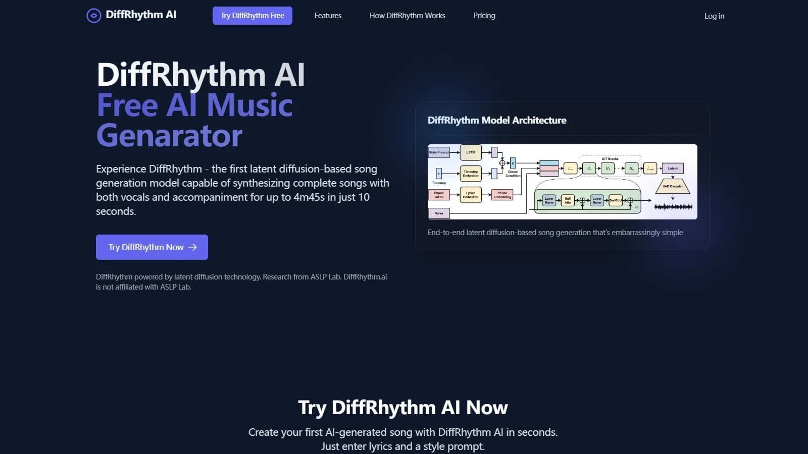 DiffRhythm AI Music