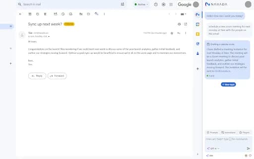 Narada AI Assistant: Chat With Your Tools