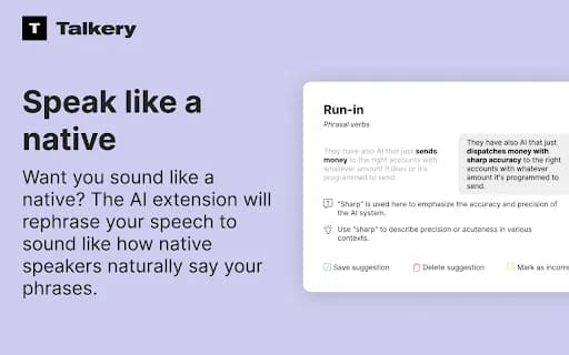 Talkery: AI Rephraser