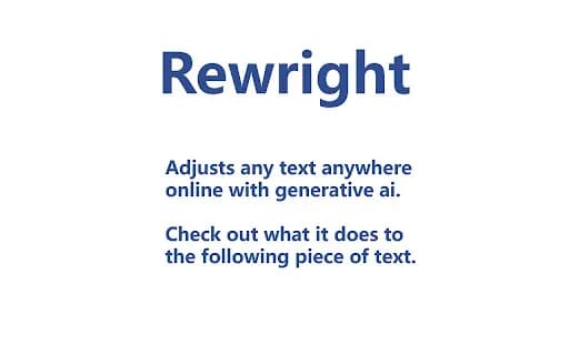 rewright