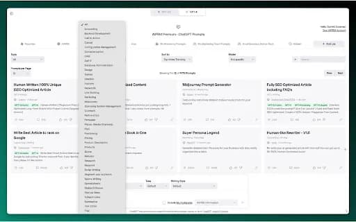 AIPRM for SEO
