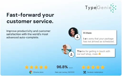 TypeGenie for Zendesk Chat