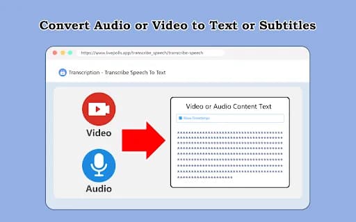 Transcription - Transcribe Speech To Text