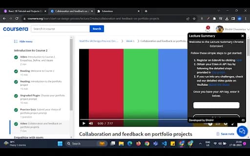 Lecture Summary: Youtube, Udemy And Coursera