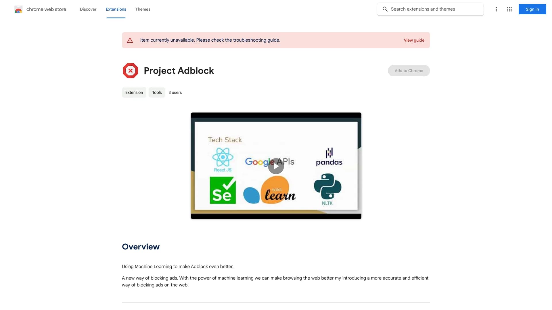 Project Adblock