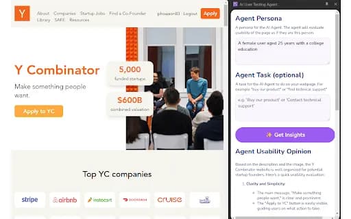 AI User Testing Agent