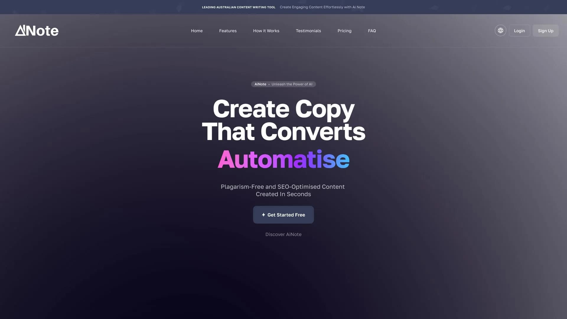 Ai Note - Ai Writing Tool