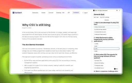 AI Quiz Generator