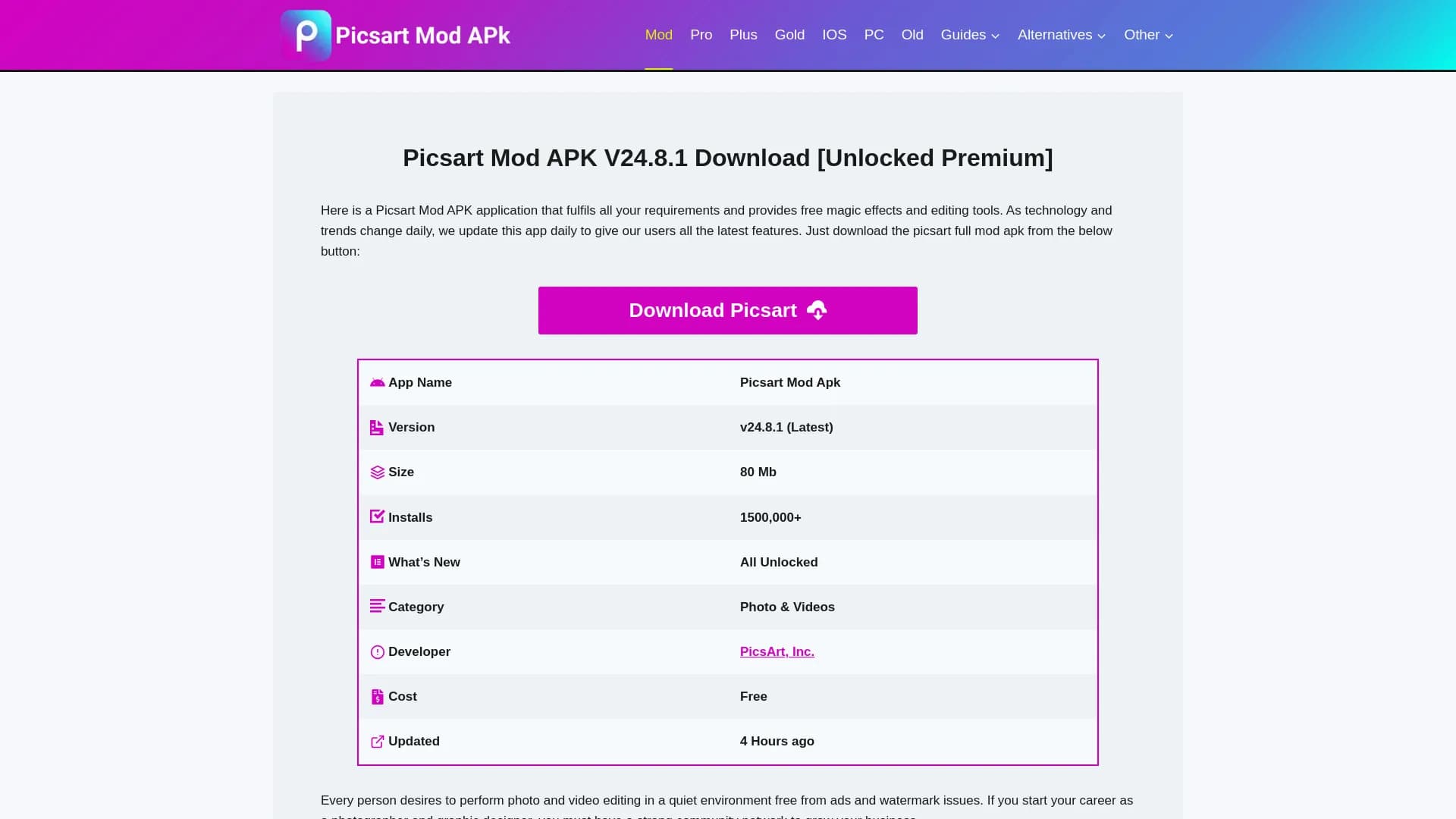 Free AI editing tool