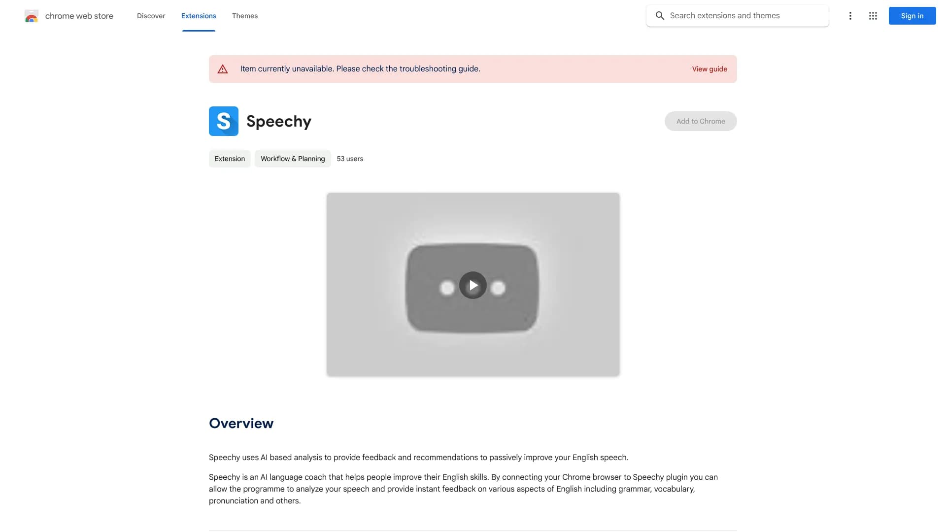 Speechy