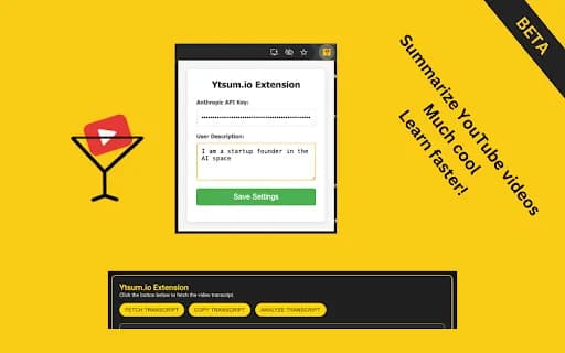 Ytsum.io - Summarize YouTube Videos