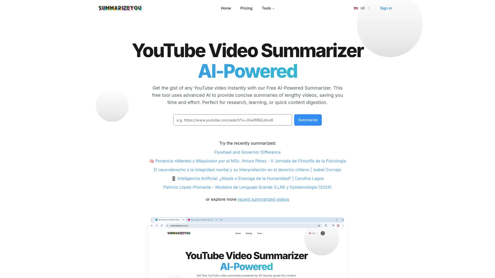 AI-Powered YouTube Video Summarizer