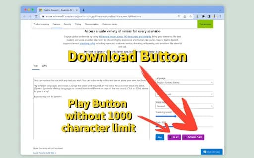 Downloader for Microsoft™ Text-to-Speech