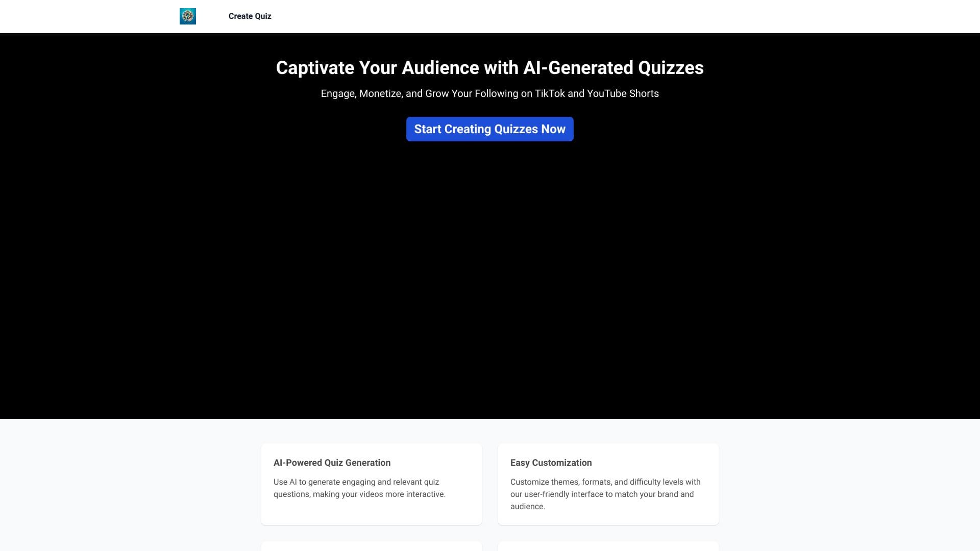 QuizTok - AI Generated Quiz Videos for TikTok
