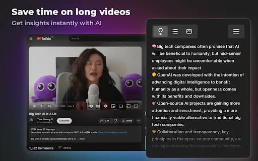 Gistly: YouTube AI Summary with ChatGPT