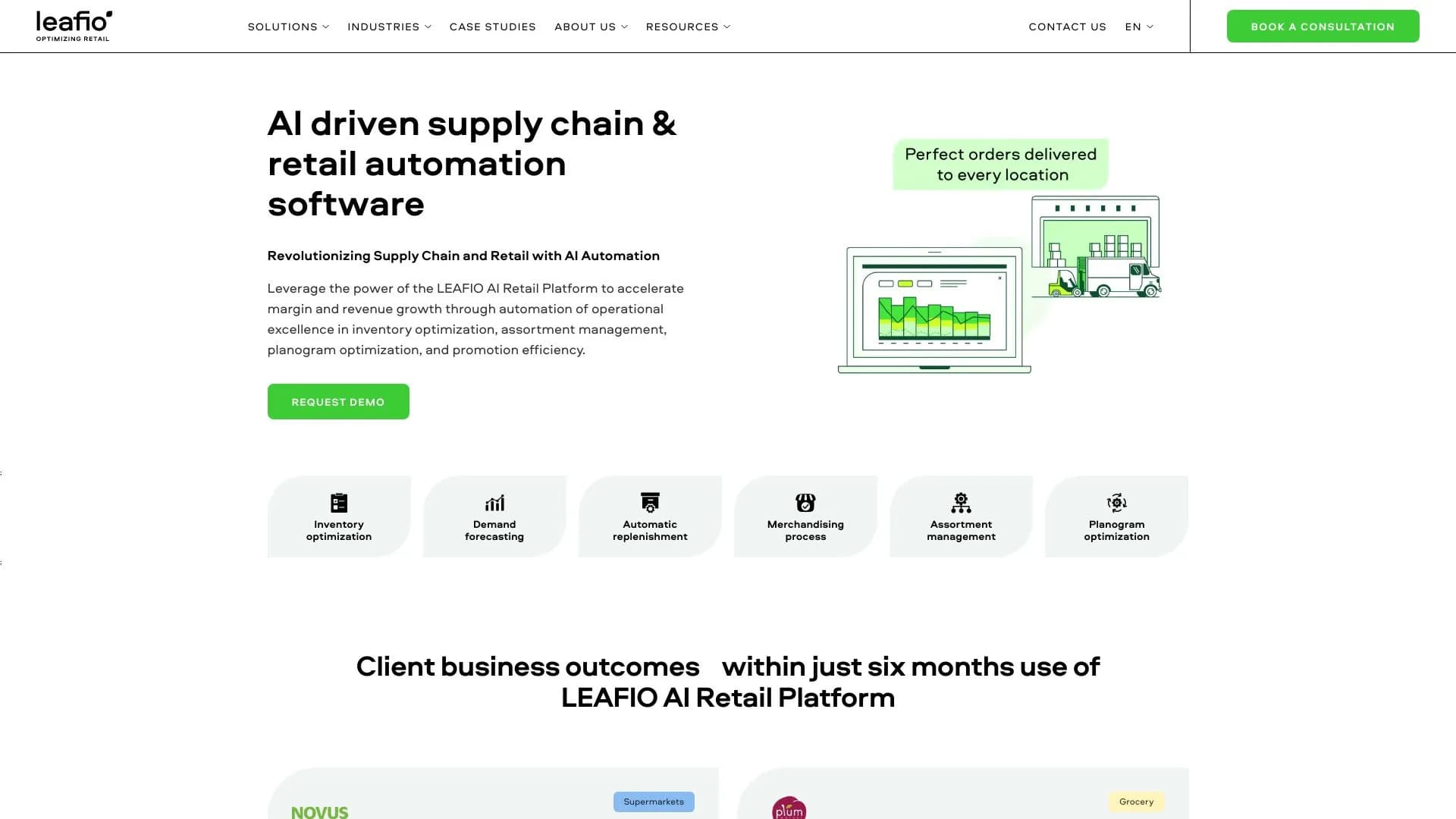 LEAFIO AI Retail Platform
