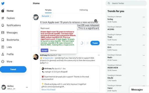 Correctify -Write mail, messages with ChatGPT