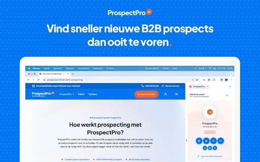 ProspectPro - B2B prospecting (NL)