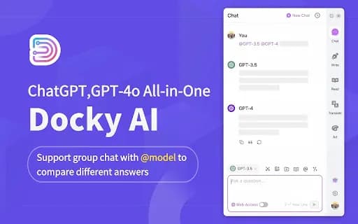 Docky.AI: ChatGPT Sidebar & Smart Assistant