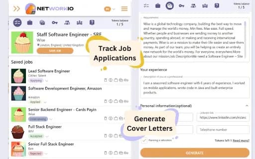 Networkio - Free Job Search & Network Tracker