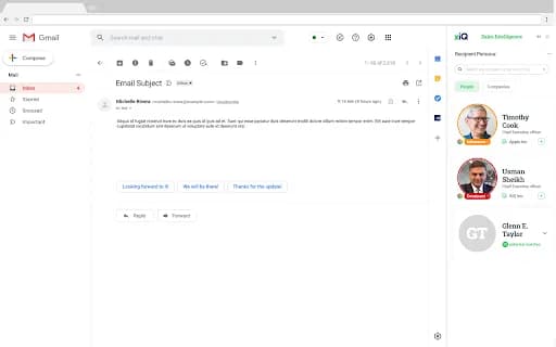 xiQ - Gmail Extension