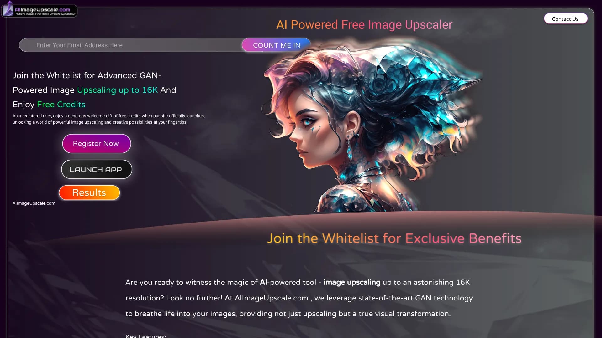 AI Powered Image Upscaler