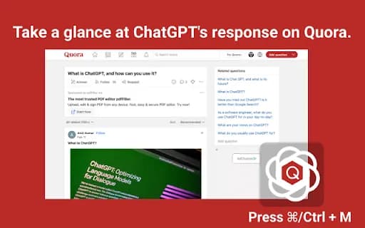 ChatGPT Assistant For Quora™