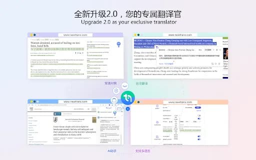 智译网页翻译-自动翻译、双语对照、AI对话
