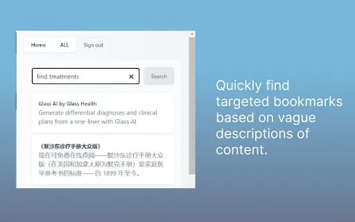 Ask Your Bookmarks