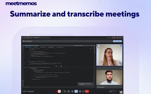 MeetMemos - Summarize Meetings, Audio & Video