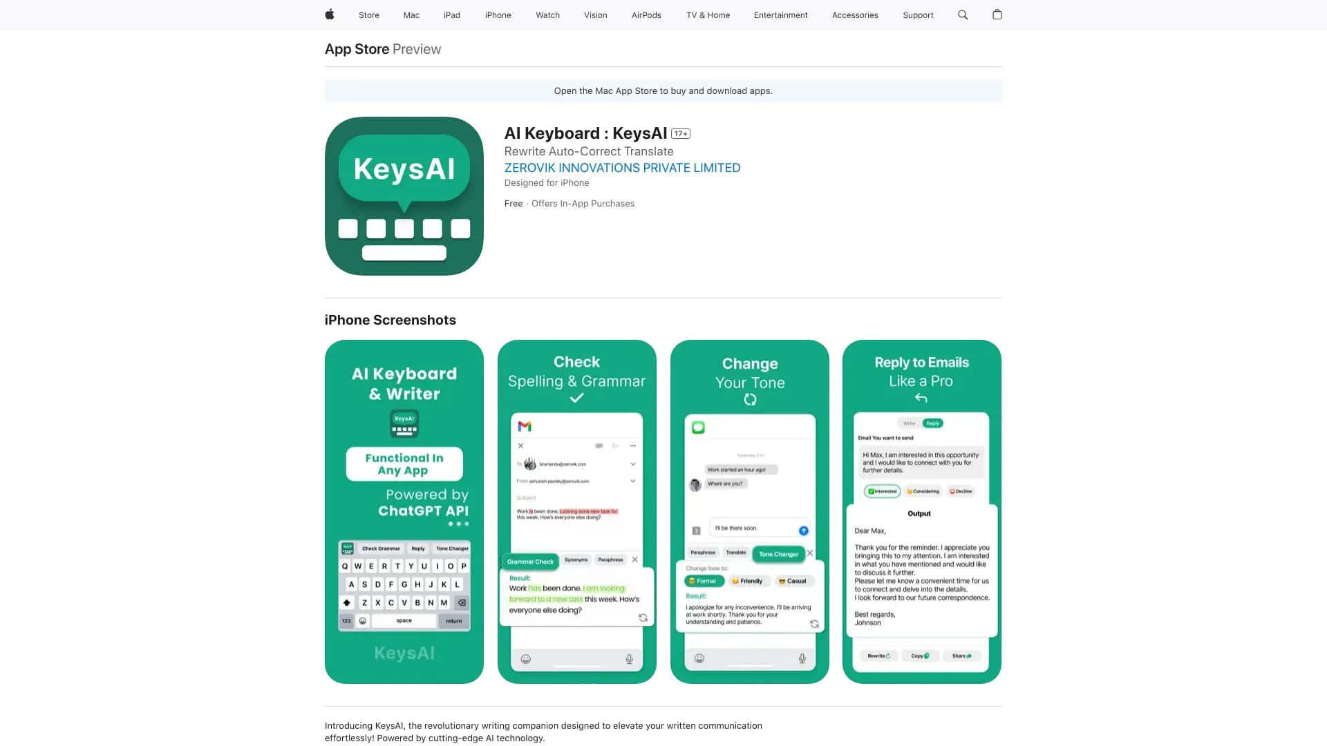 AI Keyboard : KeysAI